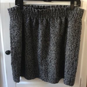 J Crew Tweed Paper Bag Pull On Skirt Sz 12